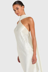 Ashton Maxi in Satin