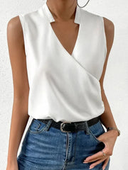 Women's V-Neck Summer Top | Lightweight Breathable Casual Blouse