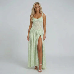 Amelie Slit Maxi Dress