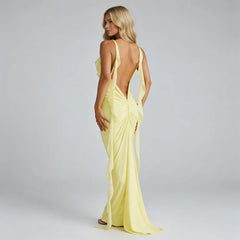 Cecelia Rosette Maxi Dress