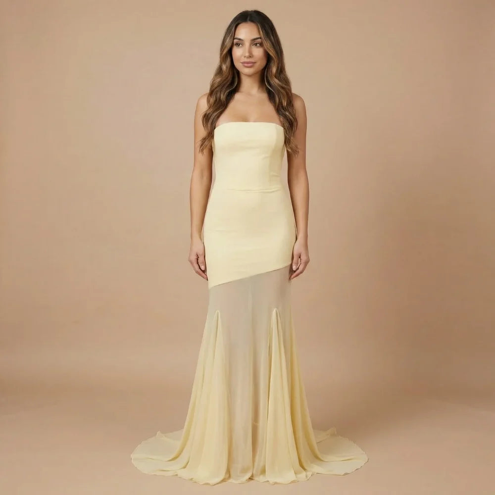 Liliana Mesh Maxi Dress