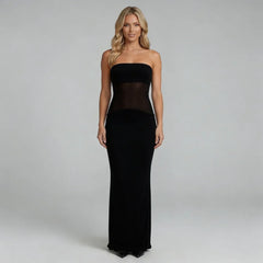 Romina Mesh Maxi Dress