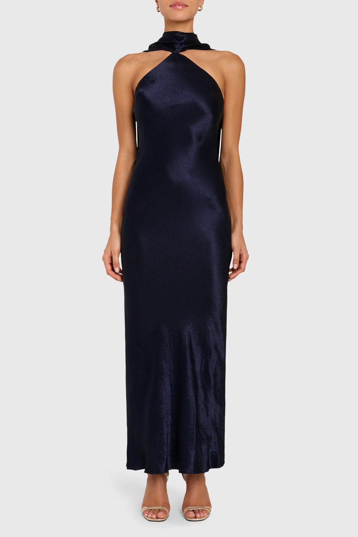 Ashton Maxi in Satin