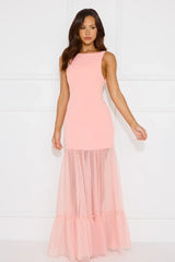 Chic Whispers Maxi Dress Pink