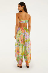 Multicolor Spring Affair  Balloon Pants