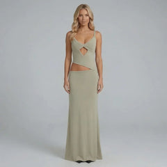 Viviana Mesh Maxi Dress