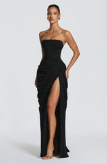 Cyra Maxi Dress - Black