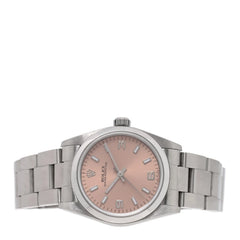 Stainless Steel 31mm Oyster Perpetual Watch Pink 77080
