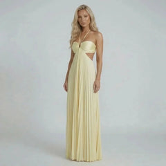 Naomi Pleated Maxi Dress