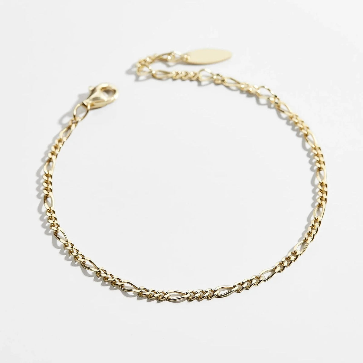 Figaro 18K Gold Bracelet - Gold
