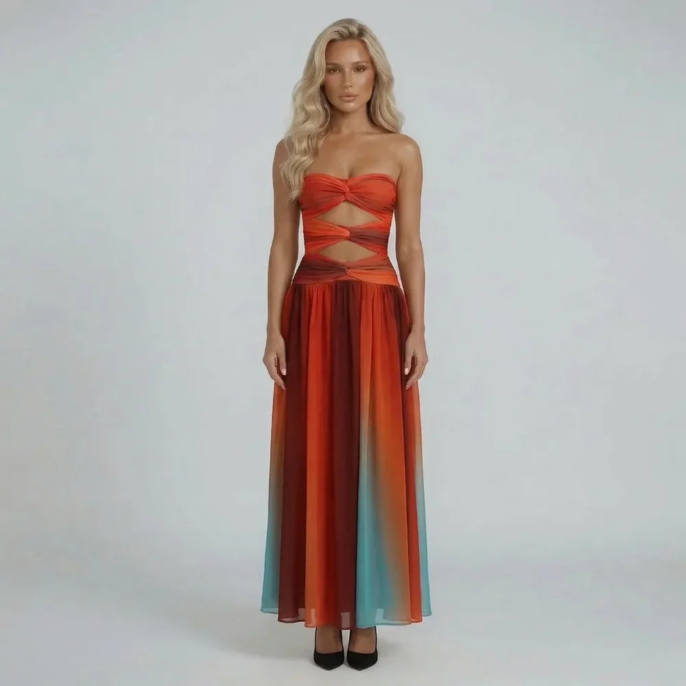 Haley Ombre Maxi Dress