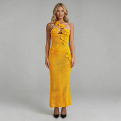 Leona Crochet Maxi Dress