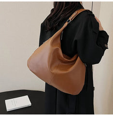 Women's Vegan Leather Shoulder Bag | Sleek Everyday Shoulder Bag