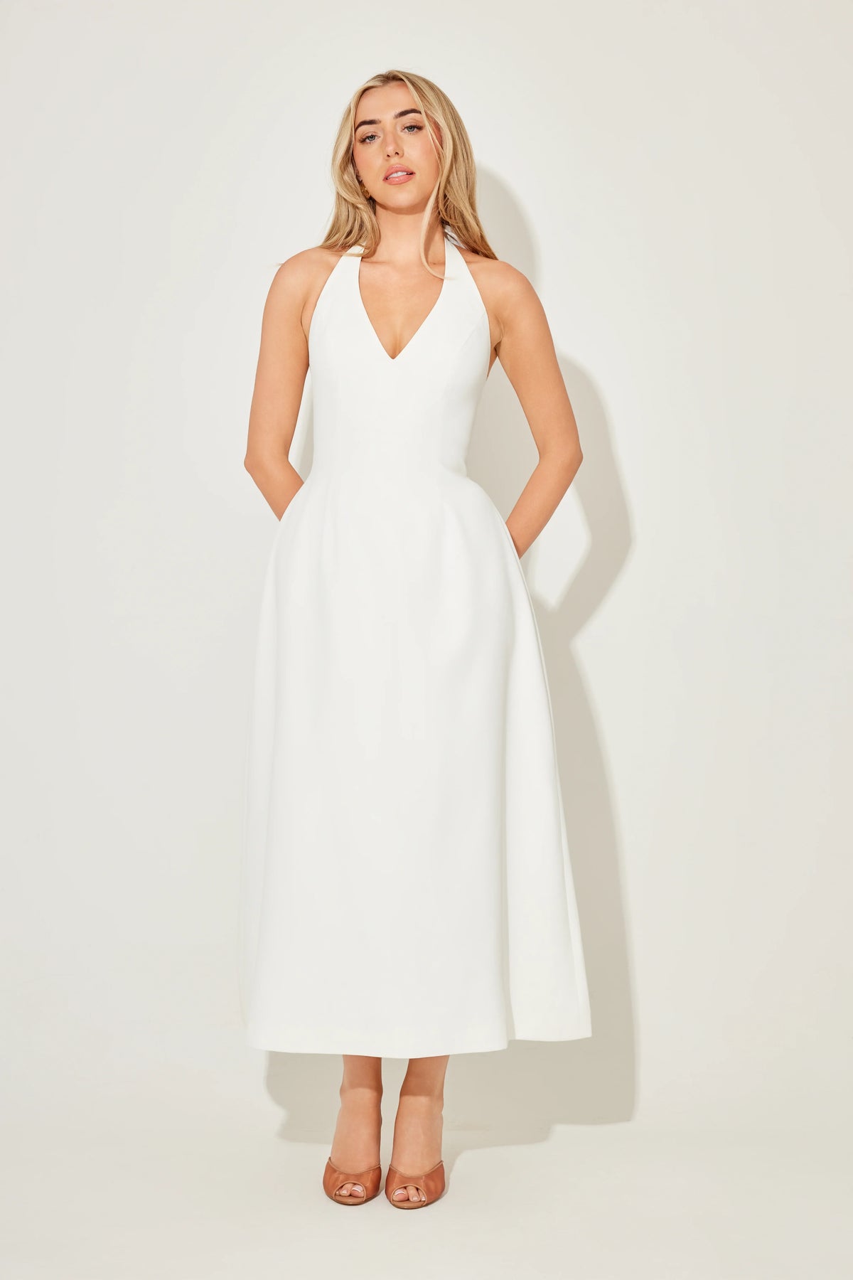 Volume Midi Dress