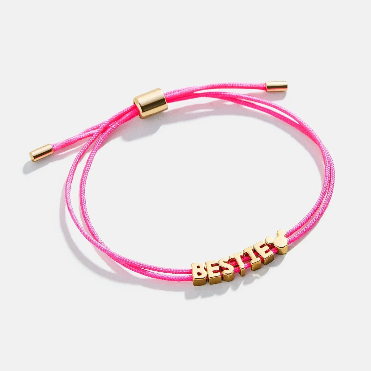 Disney Mickey Mouse Custom Cord Bracelet - Hot Pink