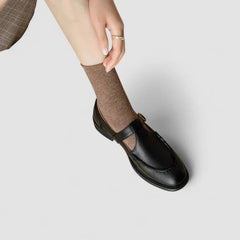 Women's Orthopedic Square Toe Mary Jane Shoes | Cushioned Comfort Flats