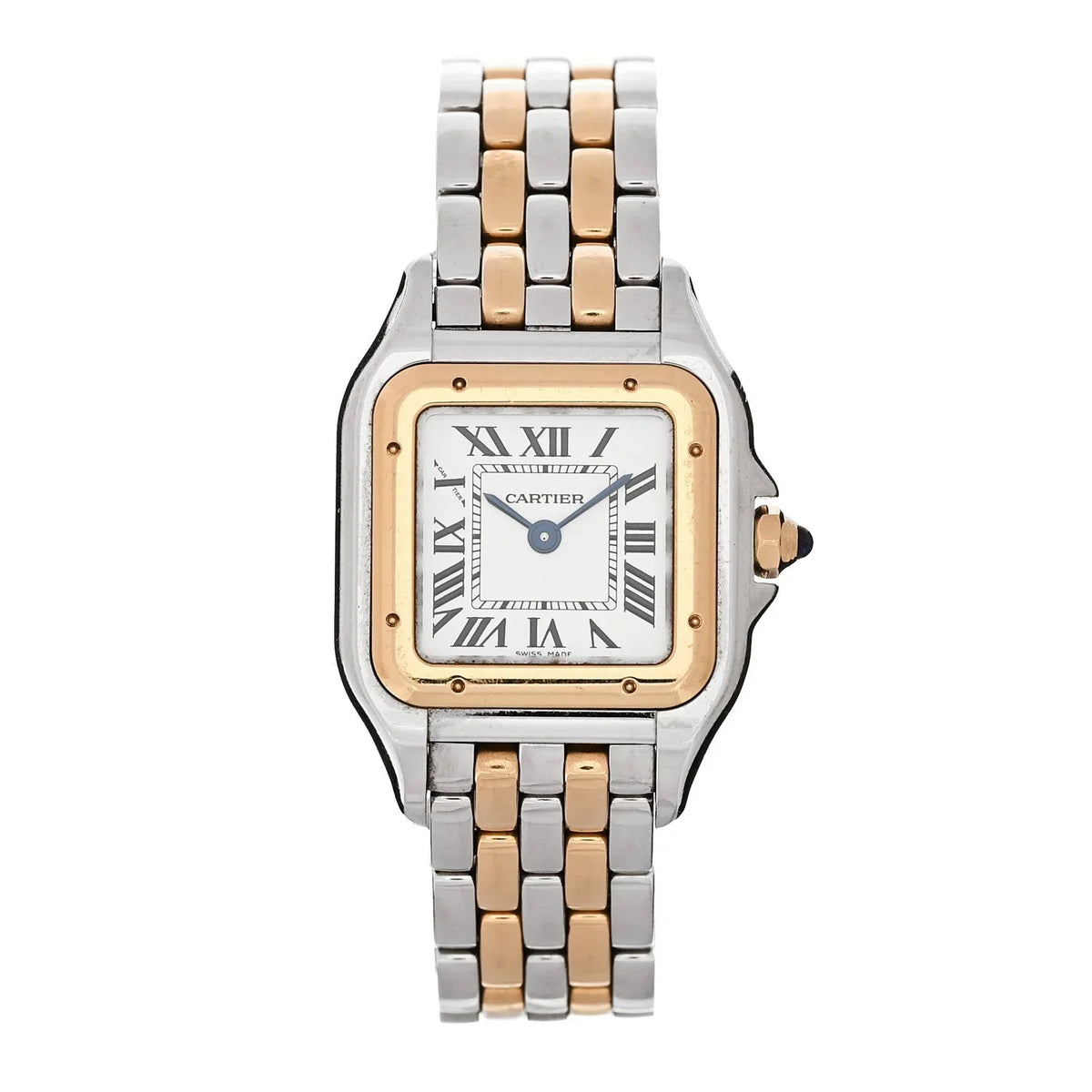 Stainless Steel 18K Yellow Gold 23mm Panthere Quartz Watch