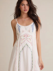 Parker Embroidered Mini Dress