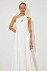 Asymmetric Midi Dress