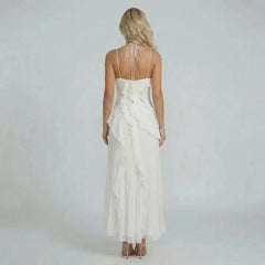 Nathalie Ruffle Maxi Dress