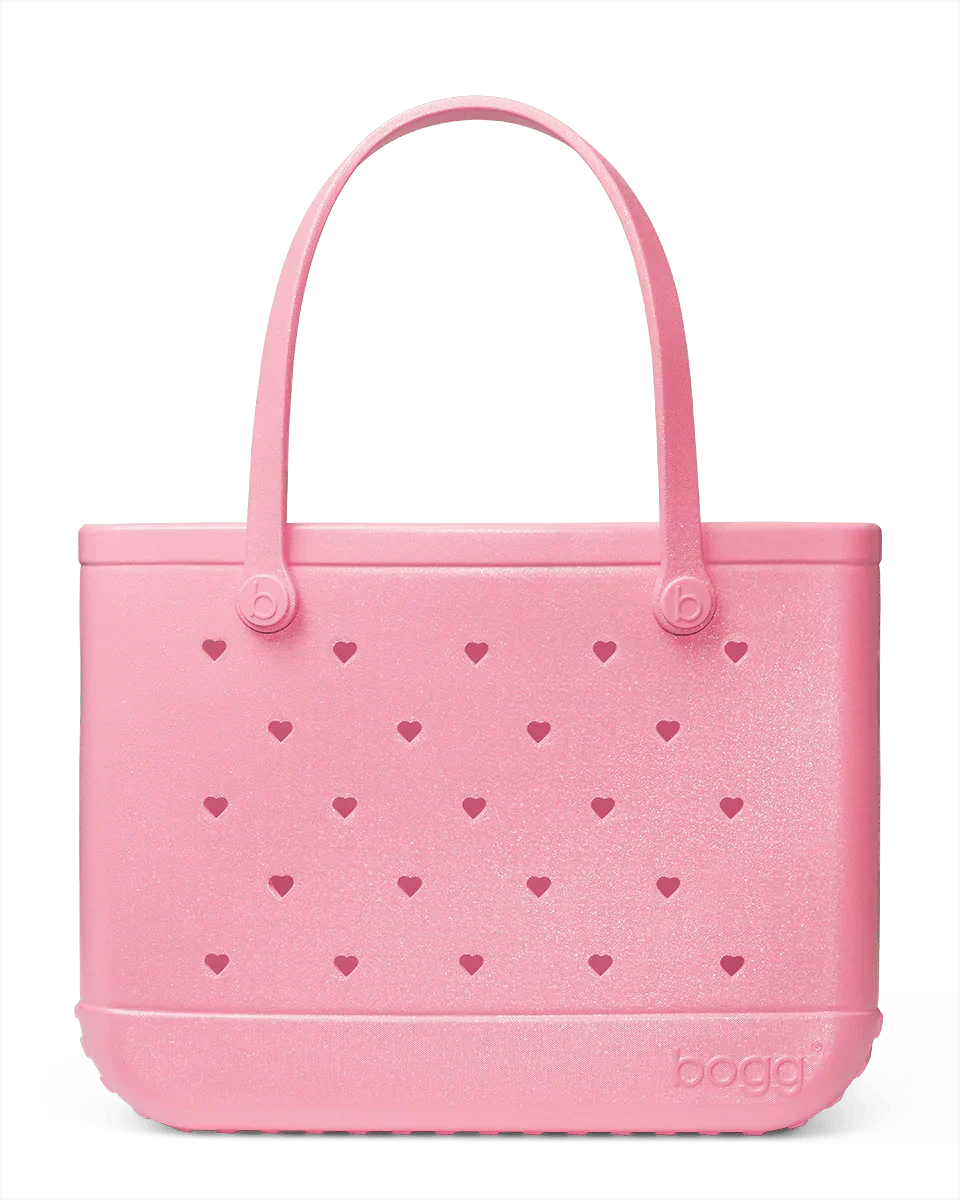 Original Bogg® Bag - Heart Shimmer BUBBLEGUM