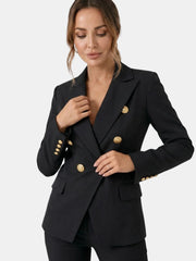 Women's Tailored Suit Set | Double-Breasted Blazer & Slim-Fit Trouser Co-Ord