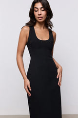 Cotton Mix Midi Dress