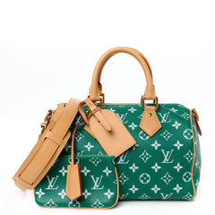 Calfskin Monogram Speedy P9 Bandouliere 25 Green