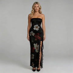 Savannah Ruffle Maxi Dress