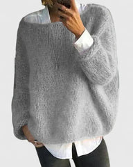 Women's Relaxed-Fit Knit Sweater | Soft Loose Pullover