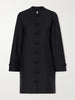 Wool and mohair-blend midi dress