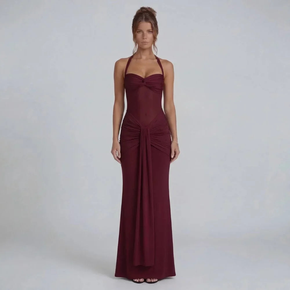 Grace Ruched Maxi Dress