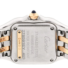 Stainless Steel 18K Yellow Gold 23mm Panthere Quartz Watch