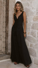 Sanya Maxi Dress - Black