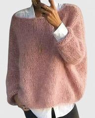 Women's Relaxed-Fit Knit Sweater | Soft Loose Pullover