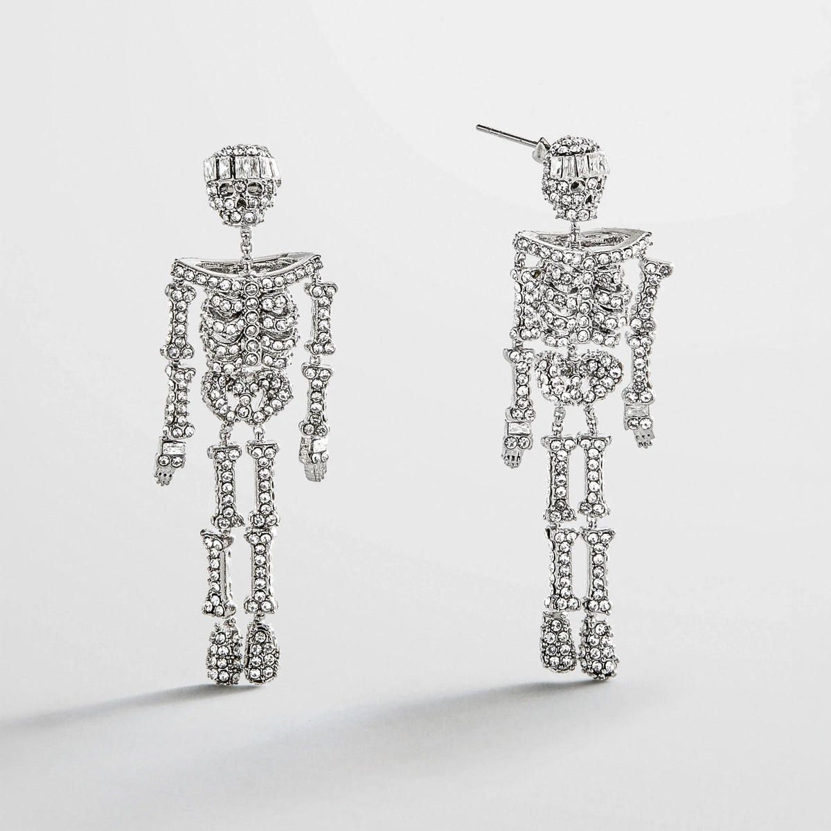 Drop Dead Hottie Earrings - Mini Silver