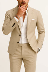 Two-Piece Suit – Lightweight Tailoring for Warm Weather - Spring/Summer Suit - Wedding Suit