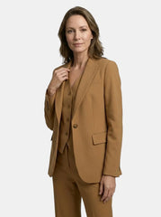 Women's Structured Three-Piece Suit | Tailored Blazer, Waistcoat & Flared Trouser Set