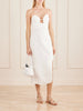 Linen midi dress