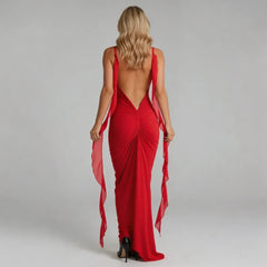 Cecelia Rosette Maxi Dress