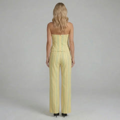 Loren Wide-Leg Pants Set