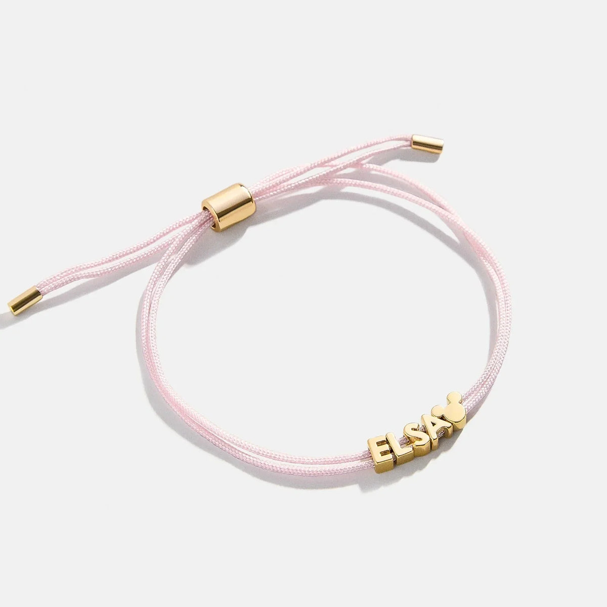 Disney Mickey Mouse Custom Cord Bracelet - Light Pink