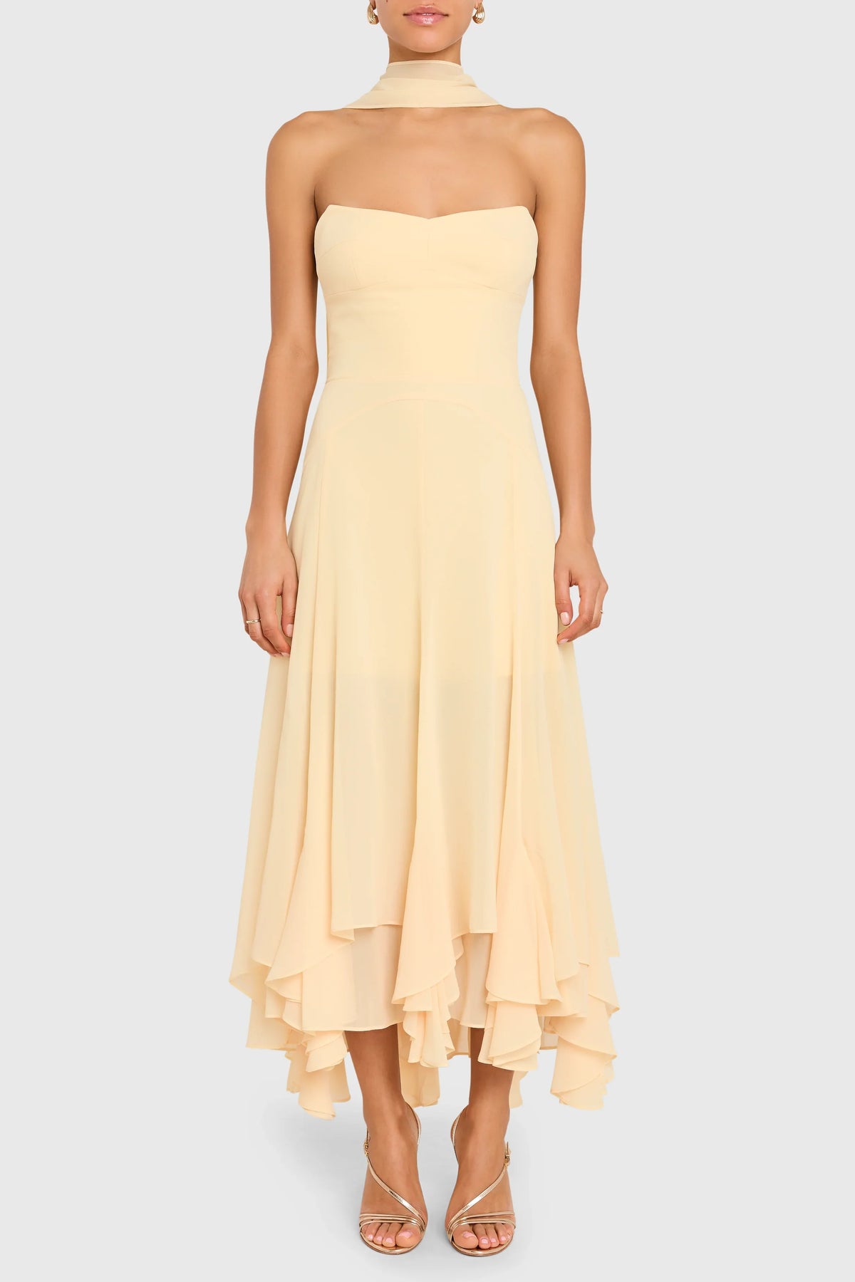 Monterey Dress With Scarf