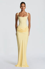 Cornelia Maxi Dress - Lemon