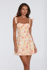Icon Behaviour Mini Dress Orange