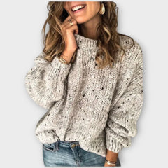 Women's Vintage-Knit Sweater | Classic Cozy Pullover
