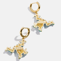 Disney Pixar Monsters, Inc. Earrings - Sulley