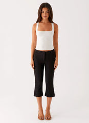 Rue Capri Pants - Black