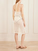 Cece halterneck crocheted organic-cotton midi dress