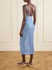 Luna open-knit midi dress